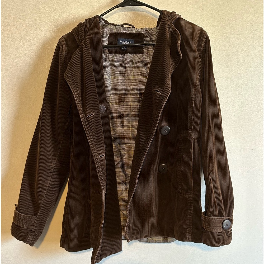 VINTAGE SONOMA CORDUROY HOODED JACKET